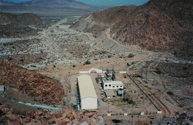 Fotografía  de la Planta de bombeo 3 Acueducto Río Colorado - Tijuana
